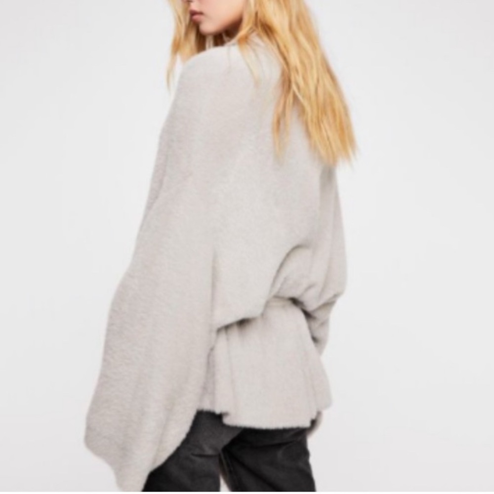Free People Gray Cozy Sweater - Picture 9 of 16